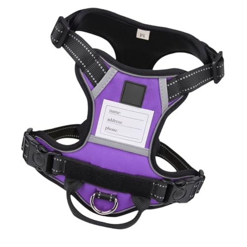 Hundeweste, verstellbares Trainingsgeschirr für Training, Spaziergänge, Namensschild-Gürtel für große Hunde, strapazierfähig Hundeweste, verstellbares Trainingsgeschirr für Training, Spaziergänge, Namensschild-Gürtel für große Hunde, strapazierfähig von XITEA