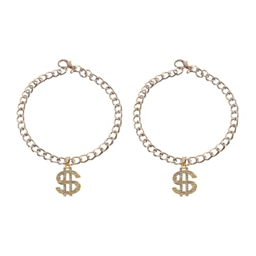 Katzen-Halskette mit Dollar-Buchstaben-Anhänger, Haustierhalsband, Mädchen, Katzen, Weihnachten, Hochzeit, Verkleidung, Halskette, 2 Stück Katzen-Halskette mit Dollar-Buchstaben-Anhänger, Haustierhalsband, Mädchen, Katzen, Weihnachten, Hochzeit, Verkleidung, Halskette, 2 Stück von XITEA