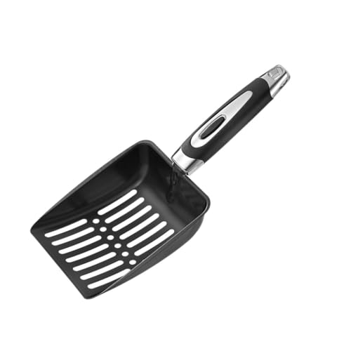 Katzenstreuschaufel, glattes Metallsieb, hohle Schaufel, Metallgriff, Kotschaufel von XITEA