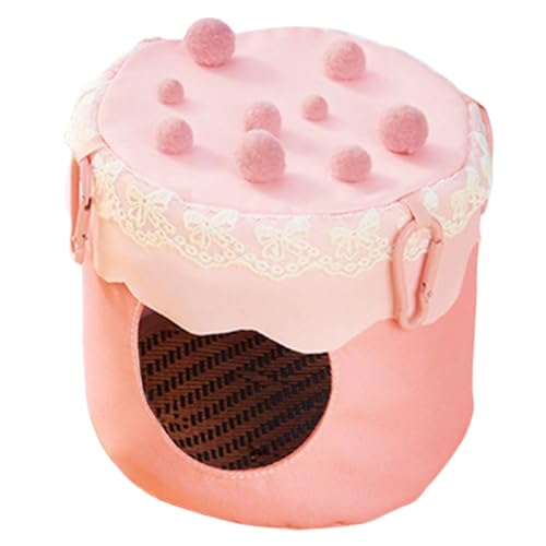 Kleinvogel-Ruhezelt, Sittichnest mit Löchern vorne und hinten, Hängematte, Höhlenbett, Papageien-Nistbett von XITEA