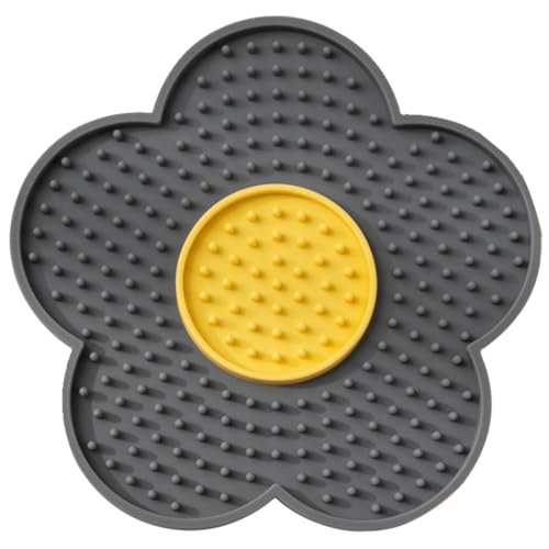 Leckmatte für Katzen in Blumenform mit Saugnäpfen, für Futter und Katzen, Silikon-Pad Leckmatte für Katzen in Blumenform mit Saugnäpfen, für Futter und Katzen, Silikon-Pad von XITEA