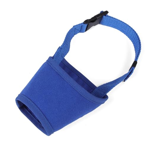 Maulkorb für Hunde, gegen Beißen, Bellen und Kauen, mit bequemem Stoff und verstellbarem Gurt, für verschiedene Hunderassen, Blau, Größe 3XL Maulkorb für Hunde, gegen Beißen, Bellen und Kauen, mit bequemem Stoff und verstellbarem Gurt, für verschiedene Hunderassen, Blau, Größe 3XL von XITEA
