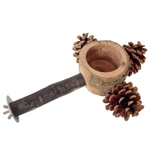 Papageienkäfig, Spielzeug, Vogel-Trainingsständer mit Futterbecher, Nymphensittich-Trainingsstange, Fitnessstudio, Gitterstange für drinnen und Zuhause von XITEA