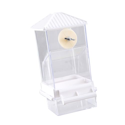 Sittiche Futterspender Container Box Automatischer Futterspender für kleine Papageien mit praktischem Nachfüllen und Mülltrennung Sittiche Futterspender Container Box Automatischer Futterspender für kleine Papageien mit praktischem Nachfüllen und Mülltrennung von XITEA
