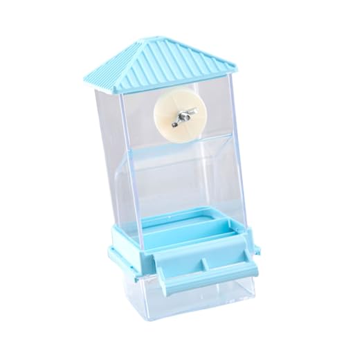 Sittiche Futterspender Container Box Automatischer Futterspender für kleine Papageien mit praktischem Nachfüllen und Mülltrennung von XITEA