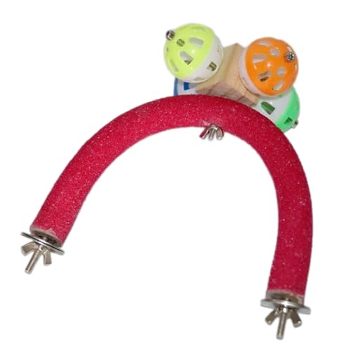 Sittiche Sitzstange Vogelkäfig Ständer Spielzeug Papageien Sitzstange Spielzeug Nymphensittiche Wellensittiche Sitzstange Papageien Vogelkäfig Schleifspielzeug von XITEA