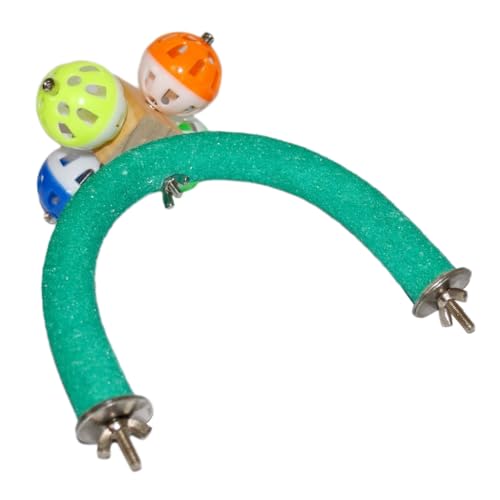 Sittiche Sitzstange Vogelkäfig Ständer Spielzeug Papageien Sitzstange Spielzeug Nymphensittiche Wellensittiche Sitzstange Papageien Vogelkäfig Schleifspielzeug von XITEA