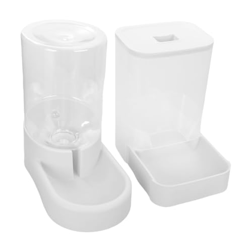 XITEA 2-teiliges Futter- und Wassernapf-Set, transparenter Bewässerungs- und Trockenfutterbehälter für vielbeschäftigte Haustierbesitzer und tägliche Fütterung von Haustieren XITEA 2-teiliges Futter- und Wassernapf-Set, transparenter Bewässerungs- und Trockenfutterbehälter für vielbeschäftigte Haustierbesitzer und tägliche Fütterung von Haustieren von XITEA