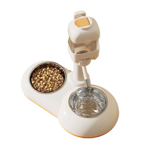 XITEA Futternapf für Hunde, Doppelnapf, höhenverstellbar, große Kapazität, 2-in-1, Haustier-Futterzubehör XITEA Futternapf für Hunde, Doppelnapf, höhenverstellbar, große Kapazität, 2-in-1, Haustier-Futterzubehör von XITEA