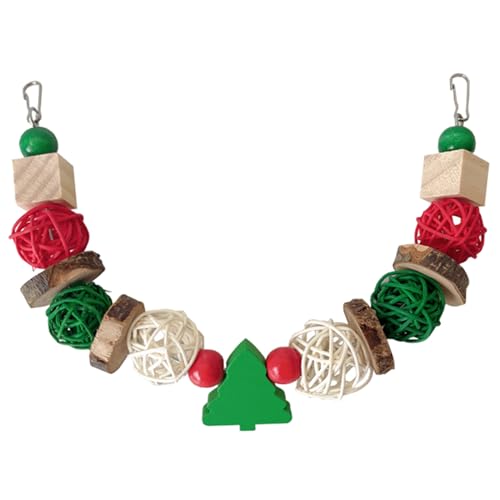 XITEA Hängendes Kleintier Kauspielzeug für Vogel Papageien Kauspielzeug Weihnachten Mais Cluster zum Kauen Zähne Schleifen XITEA Hängendes Kleintier Kauspielzeug für Vogel Papageien Kauspielzeug Weihnachten Mais Cluster zum Kauen Zähne Schleifen von XITEA