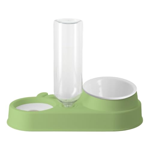 XITEA Hundenapf Automatische Katzen Futternapf 2 in 1 Tierfutter Futterspender mit automatischer Wasserflasche Schüssel Doppelnapf XITEA Hundenapf Automatische Katzen Futternapf 2 in 1 Tierfutter Futterspender mit automatischer Wasserflasche Schüssel Doppelnapf von XITEA