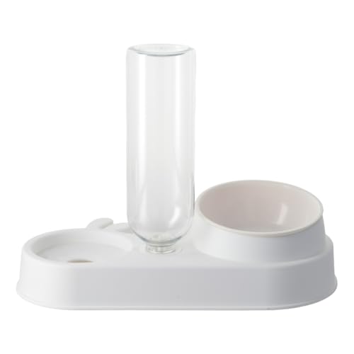 XITEA Hundenapf Automatische Katzen Futternapf 2 in 1 Tierfutter Futterspender mit automatischer Wasserflasche Schüssel Doppelnapf XITEA Hundenapf Automatische Katzen Futternapf 2 in 1 Tierfutter Futterspender mit automatischer Wasserflasche Schüssel Doppelnapf von XITEA