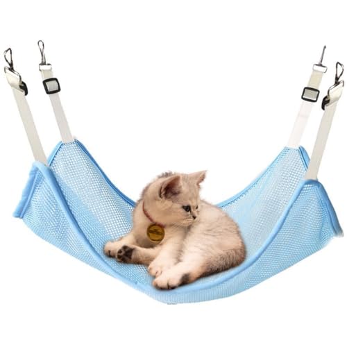 XITEA Katzenhängematte, Haustier-Ruheplatz, atmungsaktiv, Schaukelbett, platzsparend, Käfig-Schlafbett XITEA Katzenhängematte, Haustier-Ruheplatz, atmungsaktiv, Schaukelbett, platzsparend, Käfig-Schlafbett von XITEA