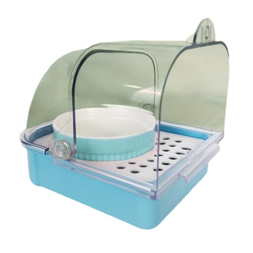 XITEA Papageien-Badewanne für Vögel, transparente Badewanne, große Kapazität, multifunktionale Badewanne von XITEA