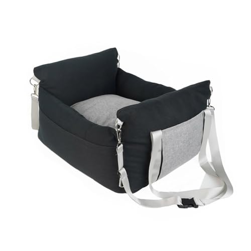XITEA Tragbares Katzen- und Hundebett, Reiseauto, Haustiersitz, Transporttrage, weiches Sofa, großer Platz, Katzenkissen, Korbsitz von XITEA