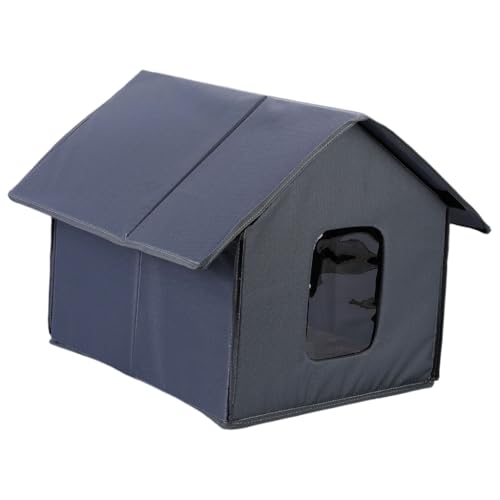 XITEA Warmes Katzenhaus für den Außenbereich, einfache Montage, isolierter Unterschlupf für den Winter, wasserdichtes Gehege, Häuser für den Außenbereich XITEA Warmes Katzenhaus für den Außenbereich, einfache Montage, isolierter Unterschlupf für den Winter, wasserdichtes Gehege, Häuser für den Außenbereich von XITEA