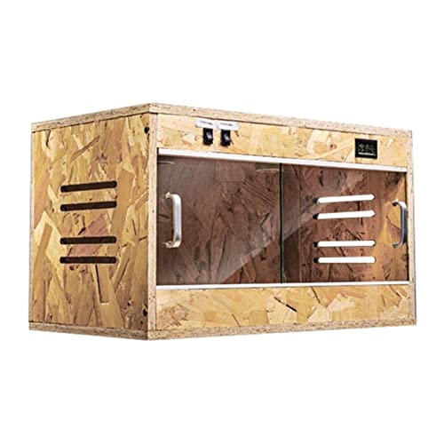 Reptilienfutterbox Acryl Aufzuchtbox OSB Wärmedämm-Terrarium Für Schlangen Spinnenechse (Size : 50 * 30 * 30CM) von XJDZ