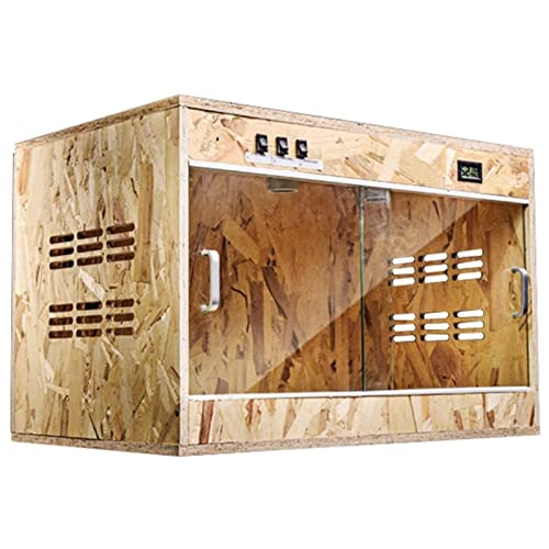 Reptilienfutterbox Acryl Aufzuchtbox OSB Wärmedämm-Terrarium Für Schlangen Spinnenechse (Size : 60 * 40 * 40CM) von XJDZ
