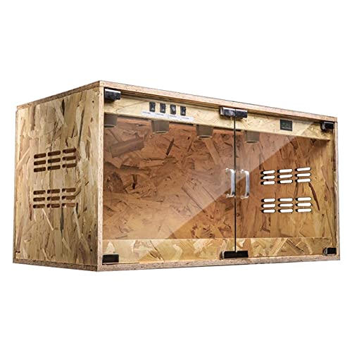Reptilienfutterbox OSB ​Acryl-Zuchtbox Futterbox Für Insektenschlangen Vogelspinnen Amphibien (Size : 120 * 55 * 55CM) von XJDZ