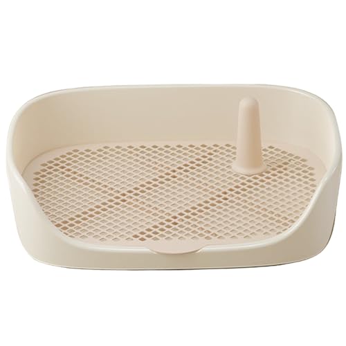 Innenhundtöpfchenschale, verschüttungssichere Plastik -Katzentoilette, Trainingstoilette für Welpen, Katzen, kleine Hunde/15.75x11.81x4.33 von XJKLBYQ