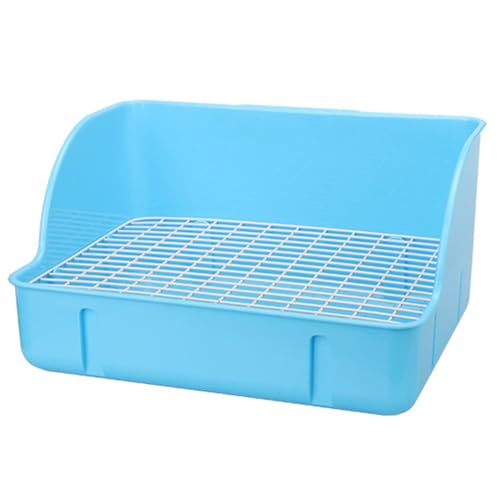 Kaninchendrüsenbox -Toilette, Plastikkäfigkasten, Dual -Layer -Töpfchen -Trainer -Eckstrauder -Bettwäsche für Chinchilla, Meerschweinchen und mehr/11x6x9 Zoll Kaninchendrüsenbox -Toilette, Plastikkäfigkasten, Dual -Layer -Töpfchen -Trainer -Eckstrauder -Bettwäsche für Chinchilla, Meerschweinchen und mehr/11x6x9 Zoll von XJKLBYQ