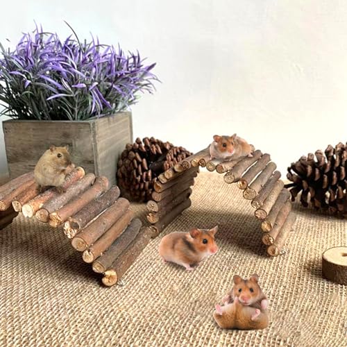 Meerschweinchen -Tunnel, hölzerne Hasenleiterbrückenkaninchen aus Versteck, Haus, Tunnel, Nagetieren kauen Spielzeug für Meerschweinchen, Chinchillas, Igel, Frettchen, Ratten und kleine Tiere m Meerschweinchen -Tunnel, hölzerne Hasenleiterbrückenkaninchen aus Versteck, Haus, Tunnel, Nagetieren kauen Spielzeug für Meerschweinchen, Chinchillas, Igel, Frettchen, Ratten und kleine Tiere m von XJKLBYQ