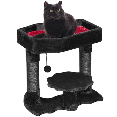 XJKLBYQ Gothic Cat Tree, Katzenturm mit Sargkatz -Bett, Halloween Black Cat Tree Tower mit Sisal -Kratzern und Spinnenspielzeug, Spinnenspielzeugkatze Aktivitäten für Haustiermöbel XJKLBYQ Gothic Cat Tree, Katzenturm mit Sargkatz -Bett, Halloween Black Cat Tree Tower mit Sisal -Kratzern und Spinnenspielzeug, Spinnenspielzeugkatze Aktivitäten für Haustiermöbel von XJKLBYQ
