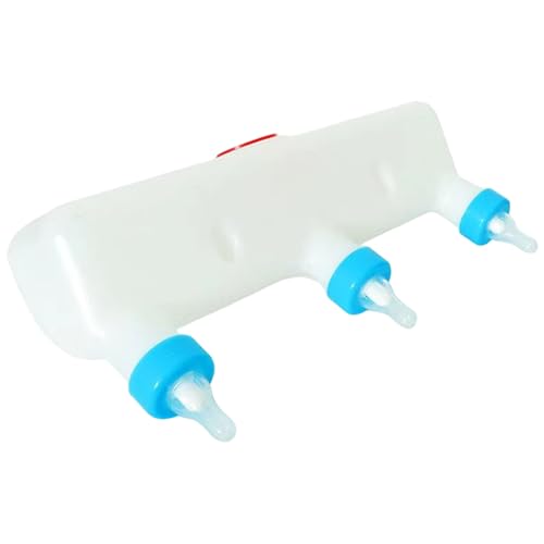 XJKLBYQ Ziegenflaschen zum Füttern von Babyziegen, tragbare Tierbabyziegenflasche mit 3 Silikon -Schnuller, sicherer Plastikfuttermittel für Bauernhöfe und Vieh, Fütterungsbedarf, Vorräte XJKLBYQ Ziegenflaschen zum Füttern von Babyziegen, tragbare Tierbabyziegenflasche mit 3 Silikon -Schnuller, sicherer Plastikfuttermittel für Bauernhöfe und Vieh, Fütterungsbedarf, Vorräte von XJKLBYQ