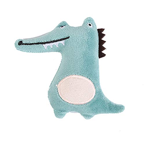 Katzenspielzeug, Katzenminze, interaktives Plüschspielzeug for Kauen, Haustierspielzeug, Klaue, lustige Katzenminze, weiches Zahnreinigungsspielzeug, Kätzchen, Haustierprodukte(Green crocodile) von XJPXFQ