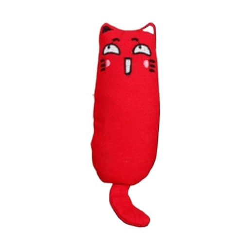 XJPXFQ Katzenminzenspielzeug mit Raschelgeräuschen, Katzenprodukt, süßes Katzenspielzeug for Kätzchen, Zähneknirschen, Katzenplüschtier, Daumenkissen, Haustierzubehör(1) von XJPXFQ