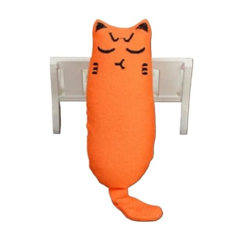 XJPXFQ Katzenminzenspielzeug mit Raschelgeräuschen, Katzenprodukt, süßes Katzenspielzeug for Kätzchen, Zähneknirschen, Katzenplüschtier, Daumenkissen, Haustierzubehör(3) von XJPXFQ