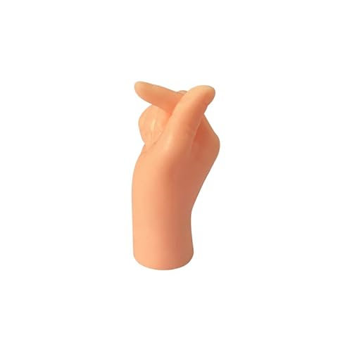 XJPXFQ Katzenspaßspielzeug Kleine Handschuhe Minihände for Katzen Silikon-Katzenmassagewerkzeuge Haustier-Katzenspielzeug Katzenzubehör Fingermodellspiele(Hand Heart Gesture) von XJPXFQ