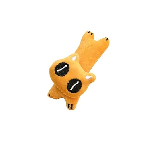 XJPXFQ Katzenspielzeug in Tierform, lustiges interaktives Katzenspielzeug aus Plüsch, Mini-Zähneknirschen, Katzenminzenspielzeug, Kauspielzeug for Kätzchen, Haustierzubehör(04) von XJPXFQ