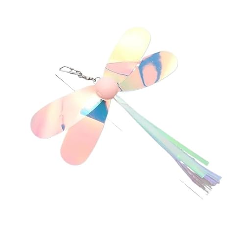 XJPXFQ Lustiger, langlebiger Katzen-Teaser-Stick, interaktives Spielzeug for Katzen und Kätzchen, Verstellbarer Katzen-Teaser mit Insektenköder, Haustierbedarf(11) von XJPXFQ