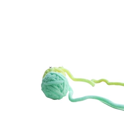 XJPXFQ Lustiges Katzenspielzeug, Bunte Garnbälle mit Glöckchen, interaktives Kauspielzeug for Kätzchen, Spielzeugball, Katzenspielzeugzubehör(G) von XJPXFQ