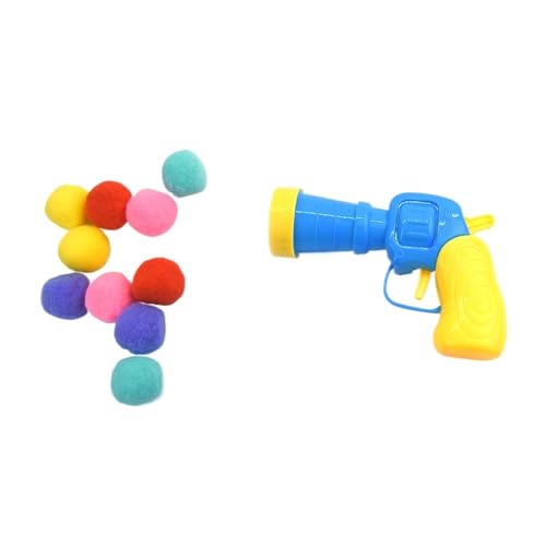 XJPXFQ Plüschball Katzenspielzeug Interaktive Kätzchen Mini Pompoms Launcher Spiele Haustierzubehör Zubehör Indoor Katzen Selbstspiel(20pcs) von XJPXFQ