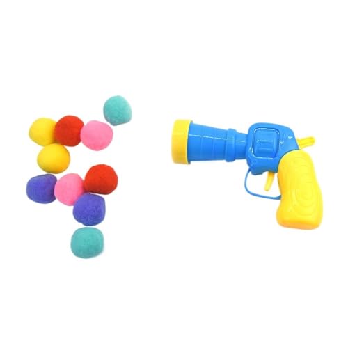 XJPXFQ Plüschball Katzenspielzeug Interaktive Kätzchen Mini Pompoms Launcher Spiele Haustierzubehör Zubehör Indoor Katzen Selbstspiel(50pcs) von XJPXFQ