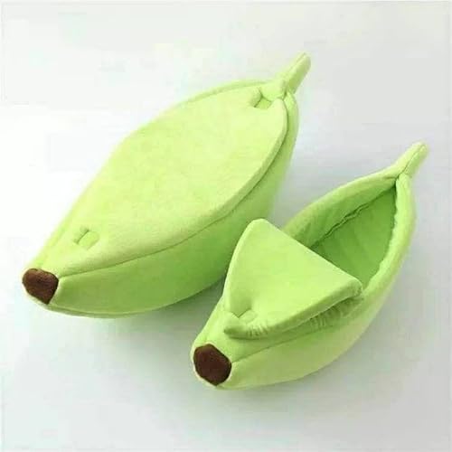 XLDZ Banana Design Katzenzelt für den Innenbereich, mit waschbarem Kissen, Grün XLDZ Banana Design Katzenzelt für den Innenbereich, mit waschbarem Kissen, Grün von XLDZ