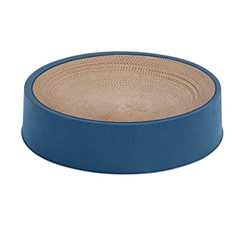 XLDZ Kratzspielzeug für Katzen, rund, Möbelschutz und Krallenbrett, rutschfester Nagelschutz für Kätzchen und Katzen, Blau XLDZ Kratzspielzeug für Katzen, rund, Möbelschutz und Krallenbrett, rutschfester Nagelschutz für Kätzchen und Katzen, Blau von XLDZ