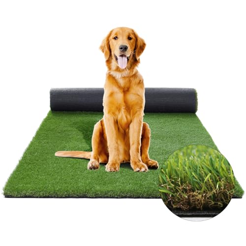 XLX TURF Große Kunstrasenunterlage für Hunde, extra weicher, dicker Rasen für drinnen und draußen, Terrasse, Balkon, 1,2 m x 1,8 m XLX TURF Große Kunstrasenunterlage für Hunde, extra weicher, dicker Rasen für drinnen und draußen, Terrasse, Balkon, 1,2 m x 1,8 m von XLX TURF