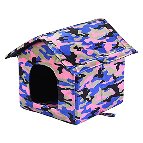 Katzenhaus Für Draussen Winterfest, Faltbare Katzenhöhle Haustierhaus Katzenzelt Katzenkorb Warm Hundebett Hundehütte, Wasserdicht Tierhaus Hundehaus Mit Innerkissen Für Kleine Katzen Und Hunde (S) Katzenhaus Für Draussen Winterfest, Faltbare Katzenhöhle Haustierhaus Katzenzelt Katzenkorb Warm Hundebett Hundehütte, Wasserdicht Tierhaus Hundehaus Mit Innerkissen Für Kleine Katzen Und Hunde (S) von XNSHUN