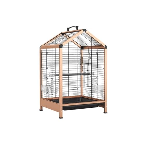 Vogelkäfig Wellensittich 22 Zoll hoher Vogelkäfig aus goldenem Metall, einstöckiger Ausstellungskäfig for Papageien, Kanarienvögel, Sittiche, Unzertrennliche, Finken. Vogelvoliere Transportkäfig Kanar Vogelkäfig Wellensittich 22 Zoll hoher Vogelkäfig aus goldenem Metall, einstöckiger Ausstellungskäfig for Papageien, Kanarienvögel, Sittiche, Unzertrennliche, Finken. Vogelvoliere Transportkäfig Kanar von XOVP-023