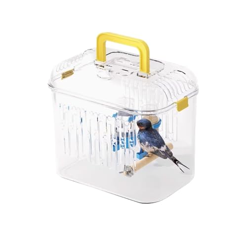 Vogelkäfig Wellensittich Bird Cage Home Villa Outing Acrylic Special Fixed Panoramic Solid Wood Portable Parrot Cage Vogelvoliere Transportkäfig Kanarien Großsittich von XOVP-023