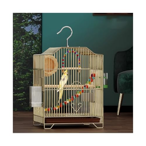 Vogelkäfig Wellensittich Bird Cage Parrot Cage Household Cage Electroplating Breeding Cage Vogelvoliere Transportkäfig Kanarien Großsittich Vogelkäfig Wellensittich Bird Cage Parrot Cage Household Cage Electroplating Breeding Cage Vogelvoliere Transportkäfig Kanarien Großsittich von XOVP-023