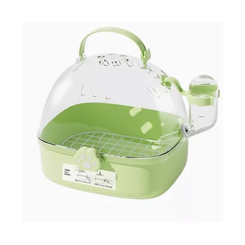 Vogelkäfig Wellensittich Bird Cage Parrot Cage Take-Away Cage Home Portable Transparent Viewing Cage Vogelvoliere Transportkäfig Kanarien Großsittich(Green) von XOVP-023