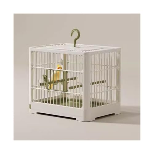 Vogelkäfig Wellensittich Bird Cage Parrot Home Large Bird Cage Breeding Special Portable Take-Out Viewing Cage Vogelvoliere Transportkäfig Kanarien Großsittich(Green) von XOVP-023