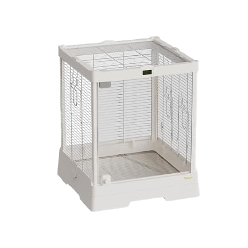 Vogelkäfig Wellensittich Glass Bird cage Stainless Steel Home Parrot cage Villa Panoramic transparent Viewing Vogelvoliere Transportkäfig Kanarien Großsittich(Style-A) von XOVP-023
