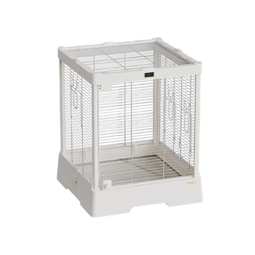 Vogelkäfig Wellensittich Glass Bird cage Stainless Steel Home Parrot cage Villa Panoramic transparent Viewing Vogelvoliere Transportkäfig Kanarien Großsittich(Style-B) von XOVP-023