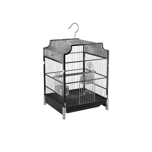Vogelkäfig Wellensittich Metall-Vogelkäfig, einstufiger Ausstellungskäfig aus Metall, dekorativer Käfig for Papageien, Turteltauben, Sittiche, Finken. Weiß. Vogelvoliere Transportkäfig Kanarien Großsi Vogelkäfig Wellensittich Metall-Vogelkäfig, einstufiger Ausstellungskäfig aus Metall, dekorativer Käfig for Papageien, Turteltauben, Sittiche, Finken. Weiß. Vogelvoliere Transportkäfig Kanarien Großsi von XOVP-023
