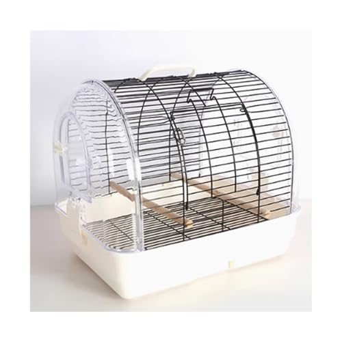 Vogelkäfig Wellensittich Outdoor Cage Bird Cage Parrot Cage Parrot Special Cage Breeding Cage Outdoor Cage Bird Cage Small and Medium Vogelvoliere Transportkäfig Kanarien Großsittich(Weiß) von XOVP-023